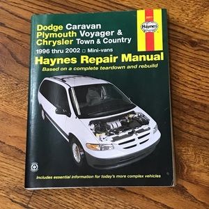 Vintage Haynes Automotive Repair Manual #30011 Dodge Caravan Plymouth Chrysler